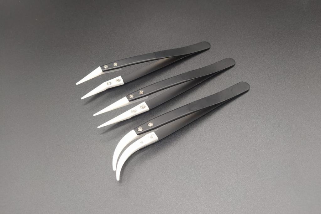 UltraClean Ceramic Wafer Tweezers